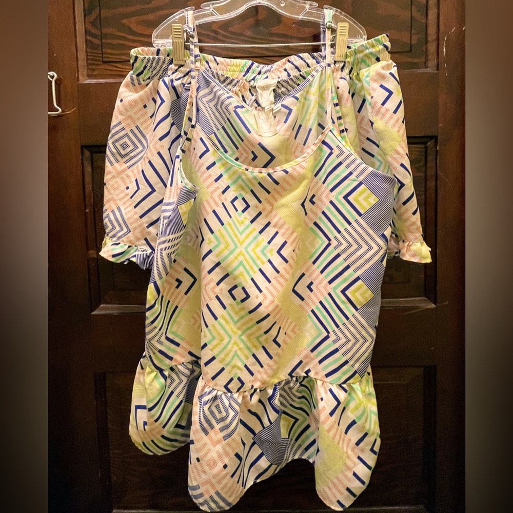EUC pj set from E by Eloise Anthropologie